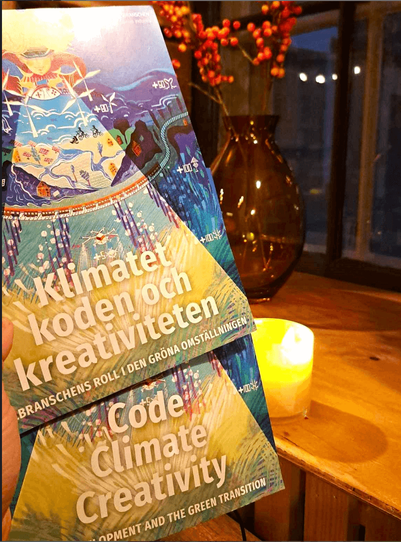 Code, Climate, Creativity report cover art photo