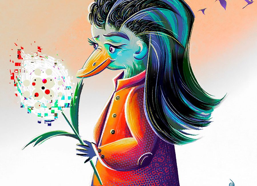 Thumb for web Malard duck girl character design
